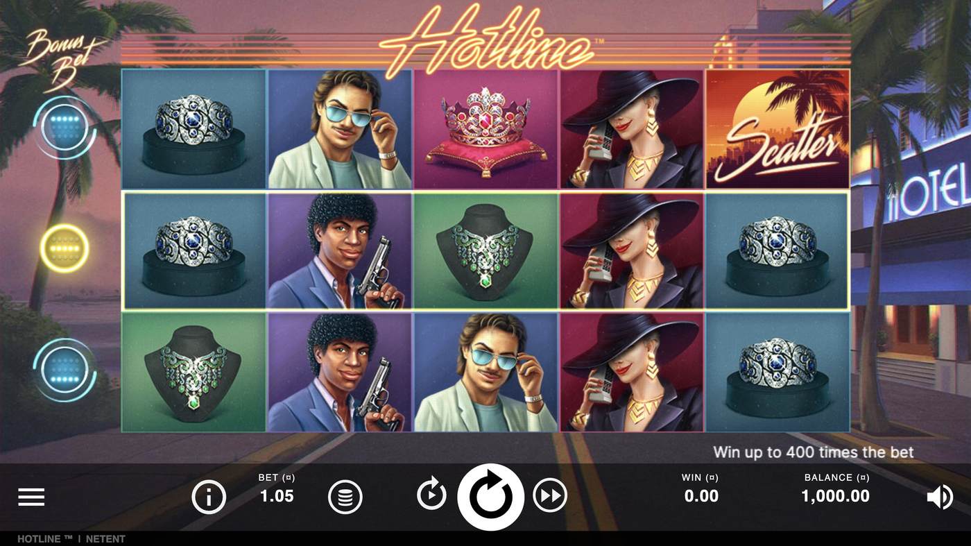 Hotline: image of main menu