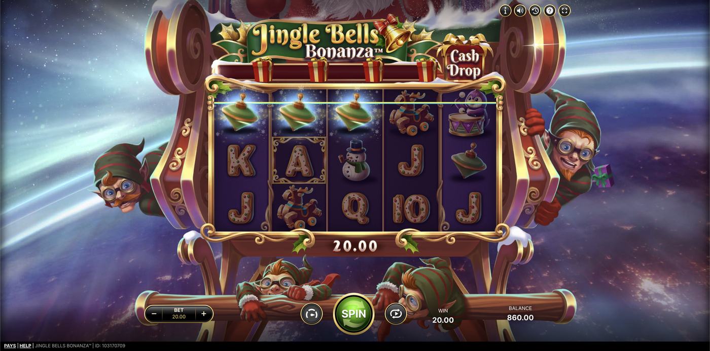Jingle Bells Bonanza: image of winning