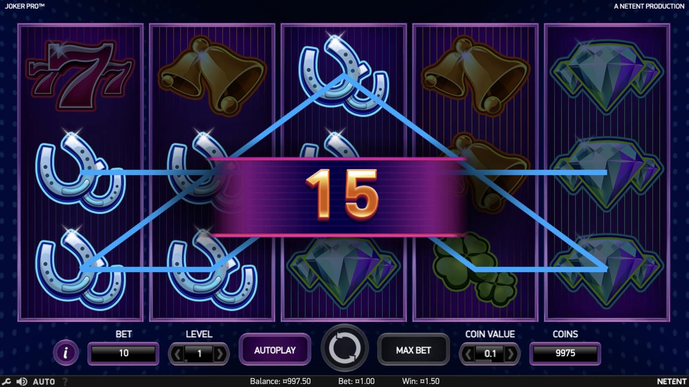 Joker Pro: image of winning