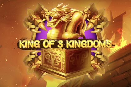 King of 3 Kingdoms Online Slot Logo