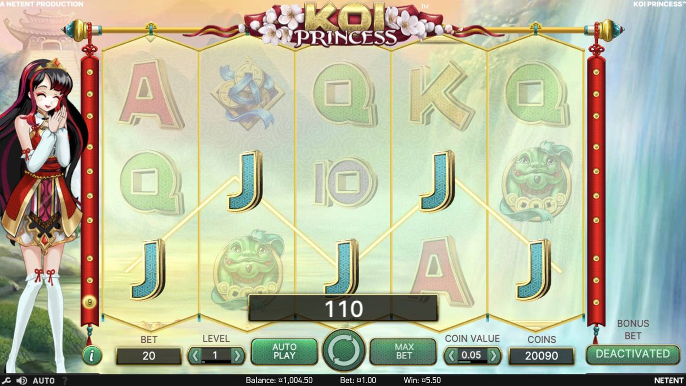 Koi Princess: image of winning