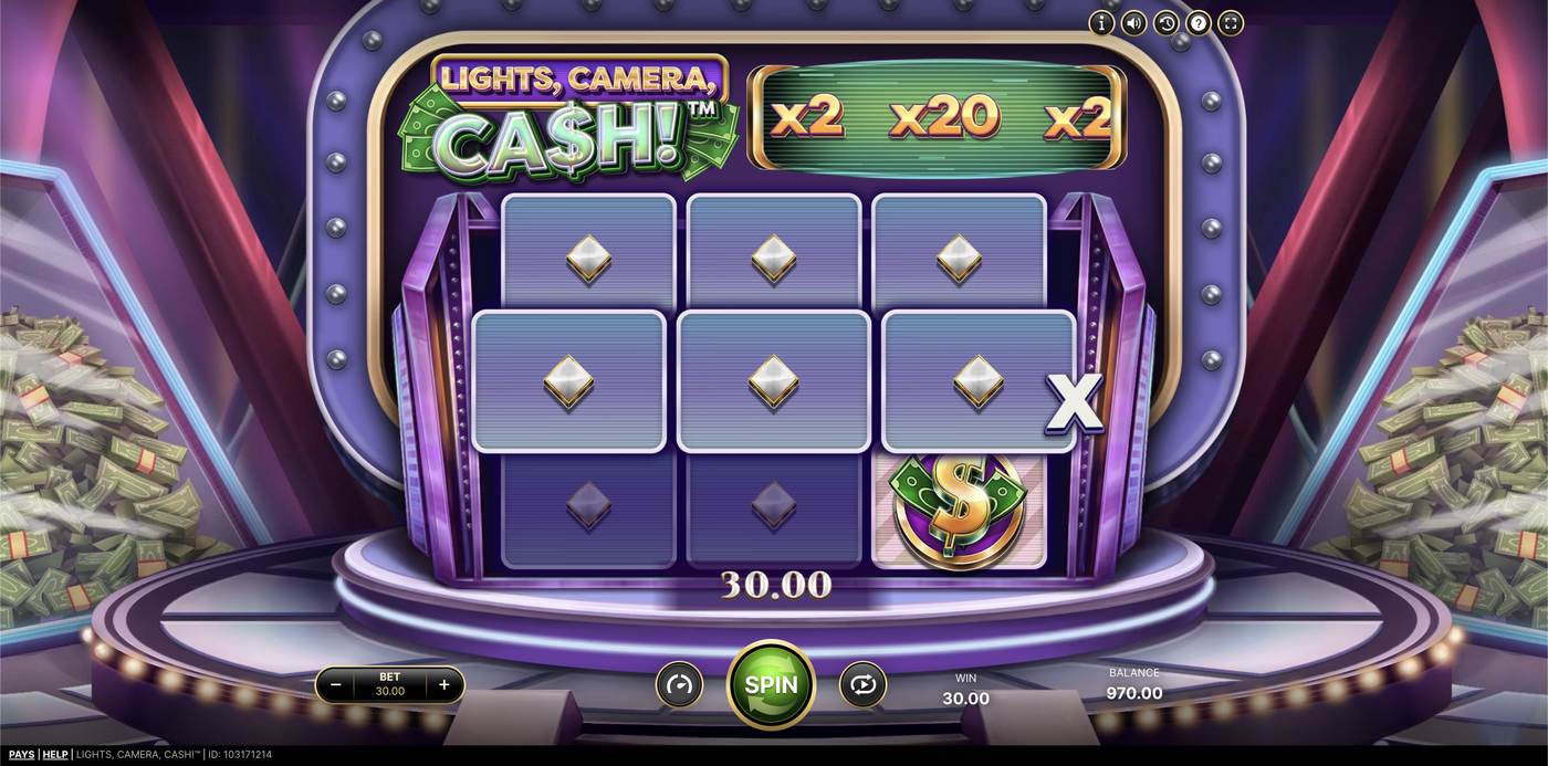 Lights, Camera, Cash!: image of winning