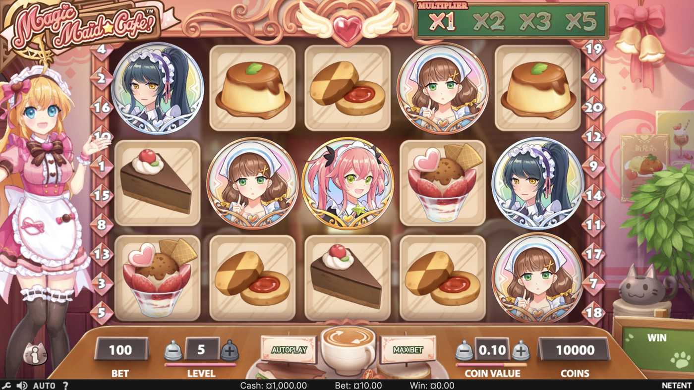 Magic Maid Cafe: image of main menu