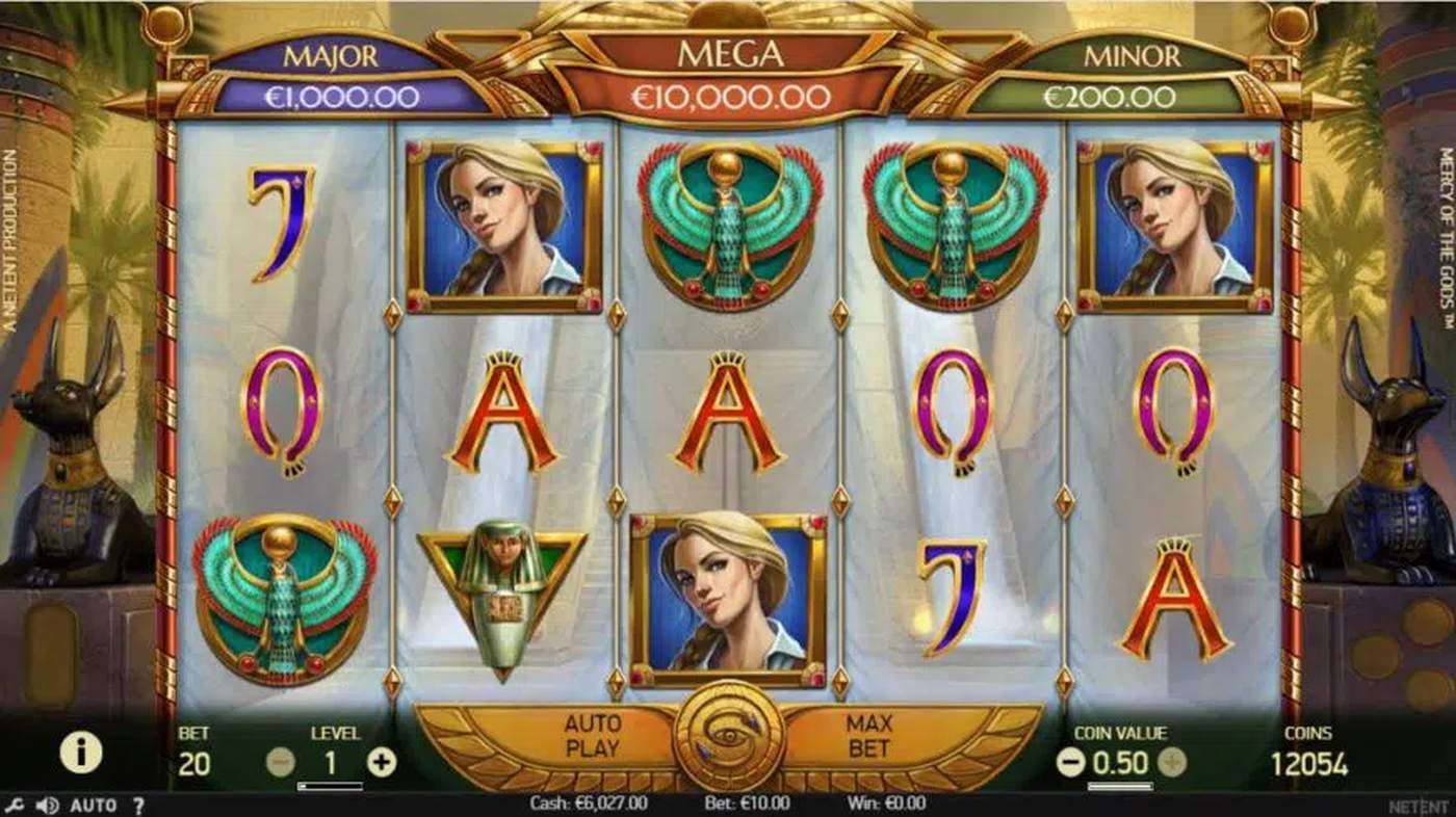 Mercy of the Gods: image of main menu