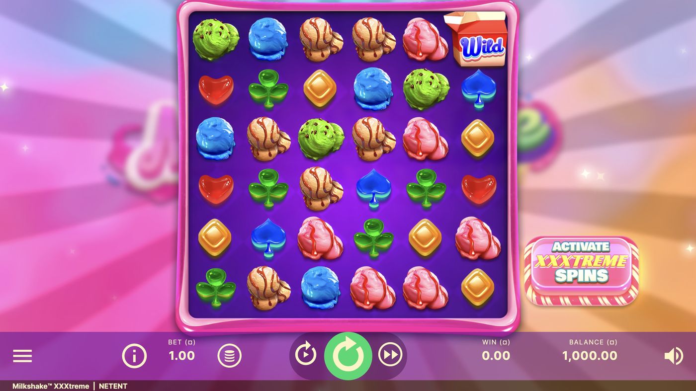 Milkshake XXXtreme: image of main menu