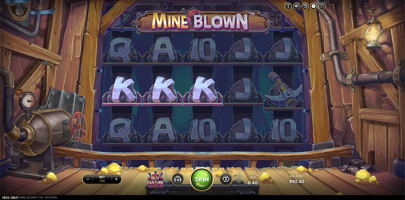 Mine Blown: image of winning