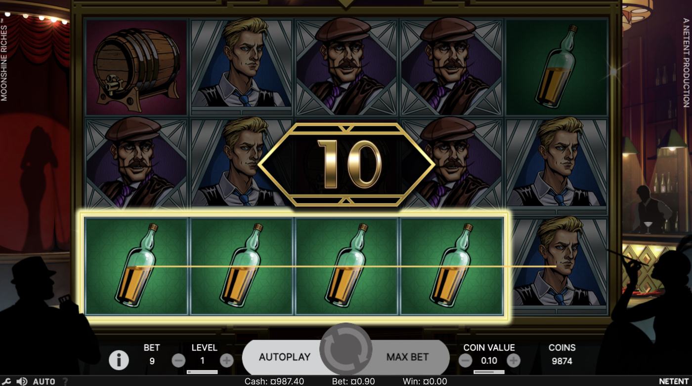 Moonshine Riches: image of winning