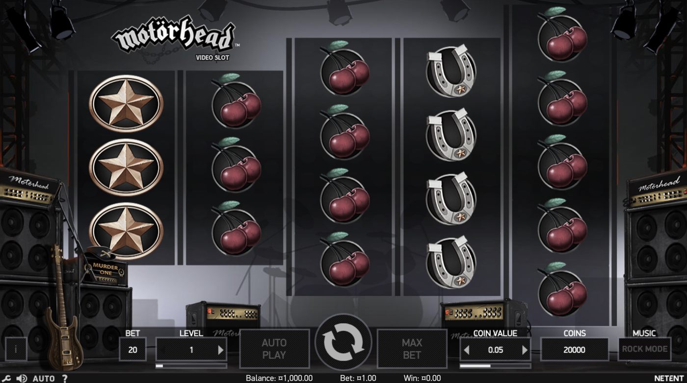 Motörhead: image of main menu