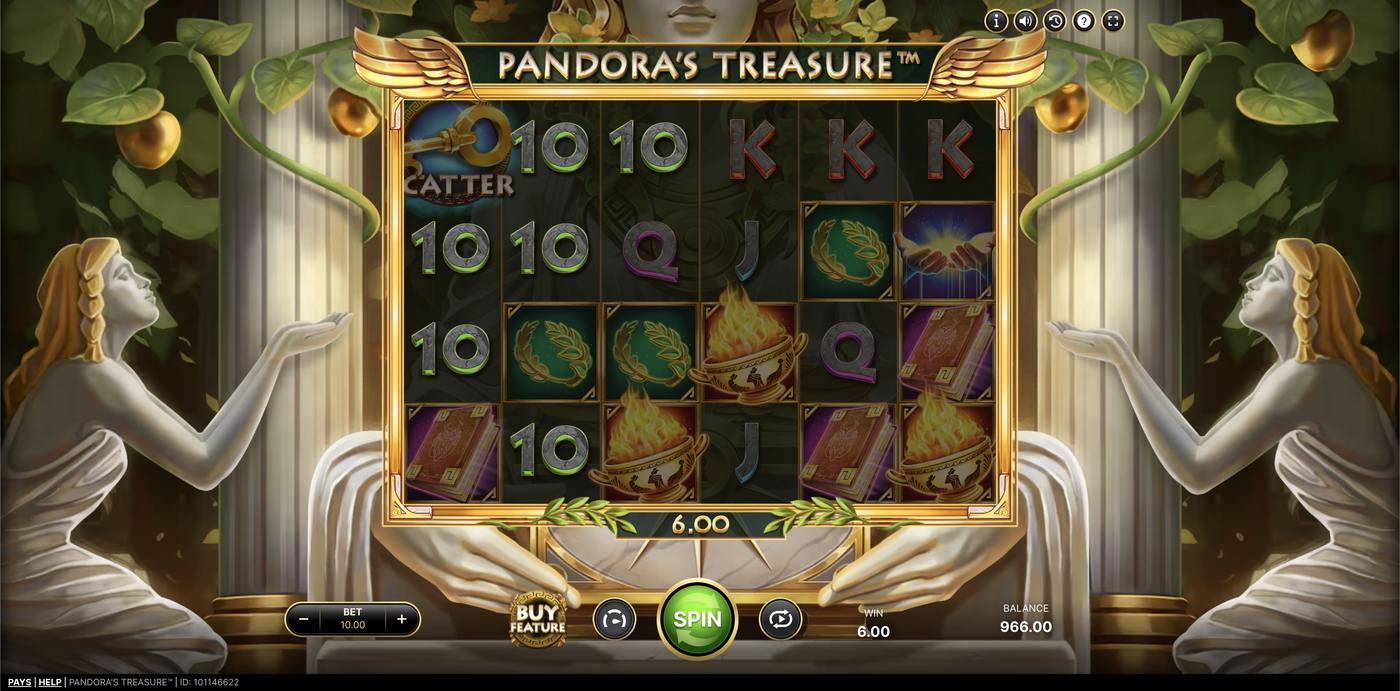 Pandora’s Treasure: image of winning