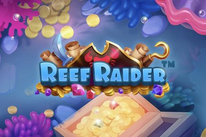 Reef Raider Online Slot Logo