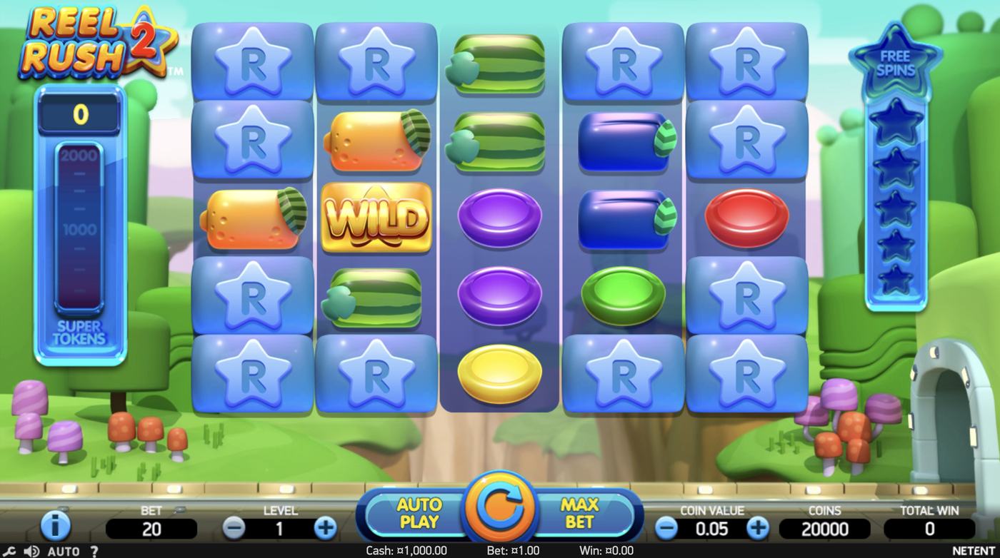 Reel Rush 2: image of main menu