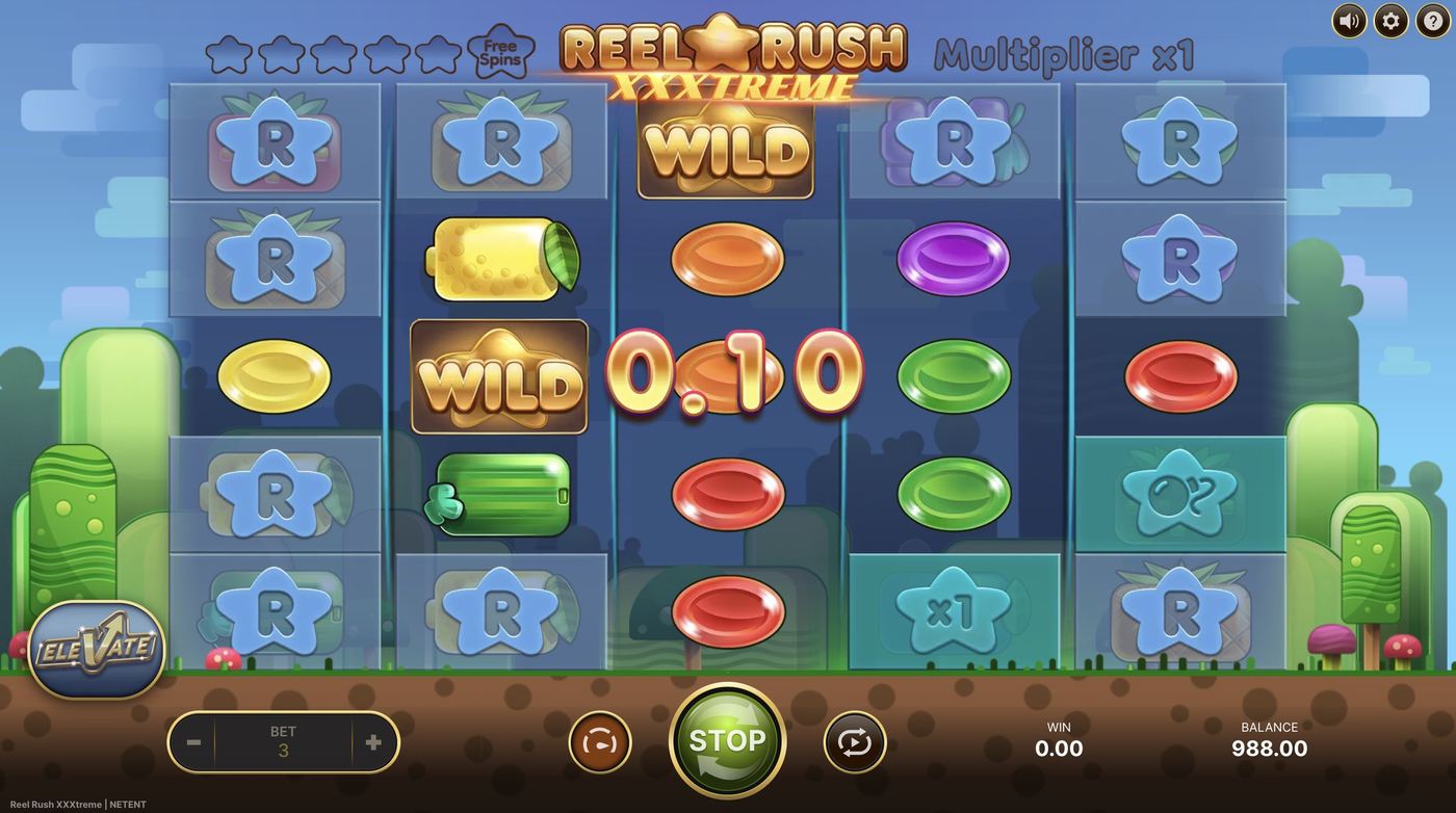 Reel Rush XXXtreme: image of winning