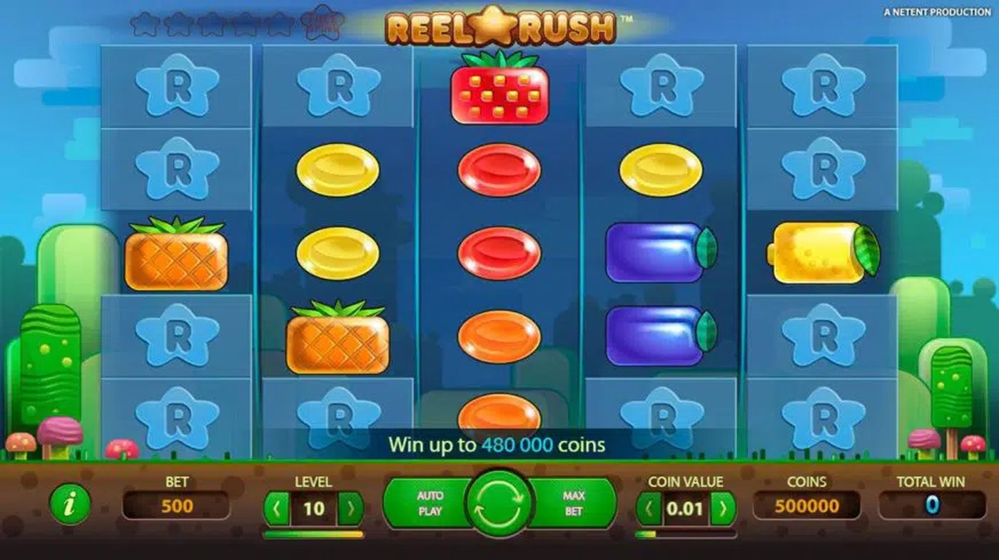 Reel Rush: image of main menu