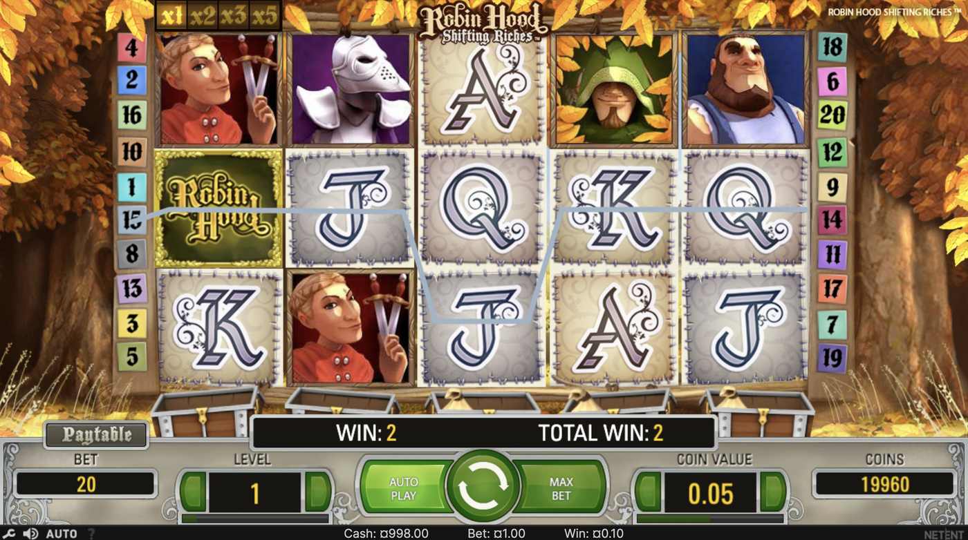 Robin Hood: Shifting Riches: image of winning