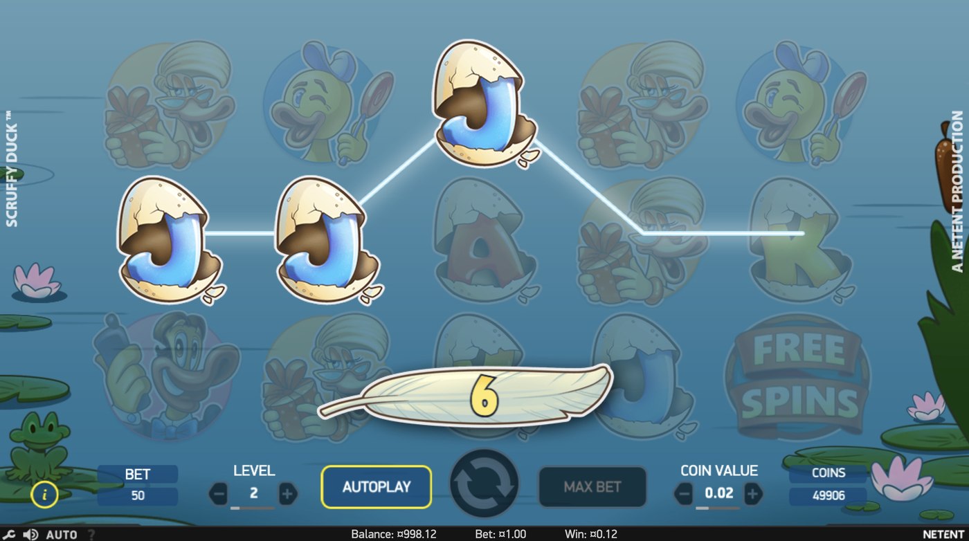 Scruffy Duck: image of winning