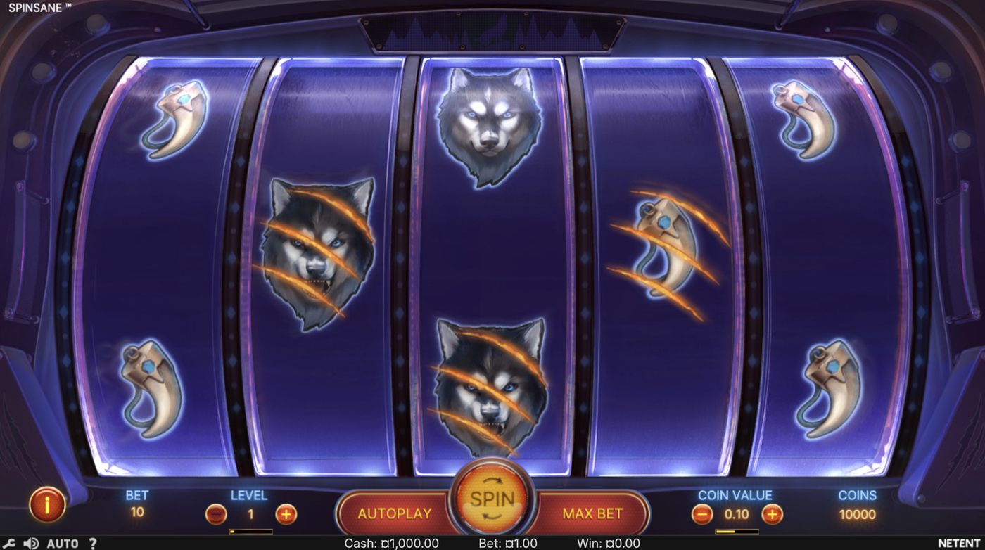 Spinsane: image of main menu