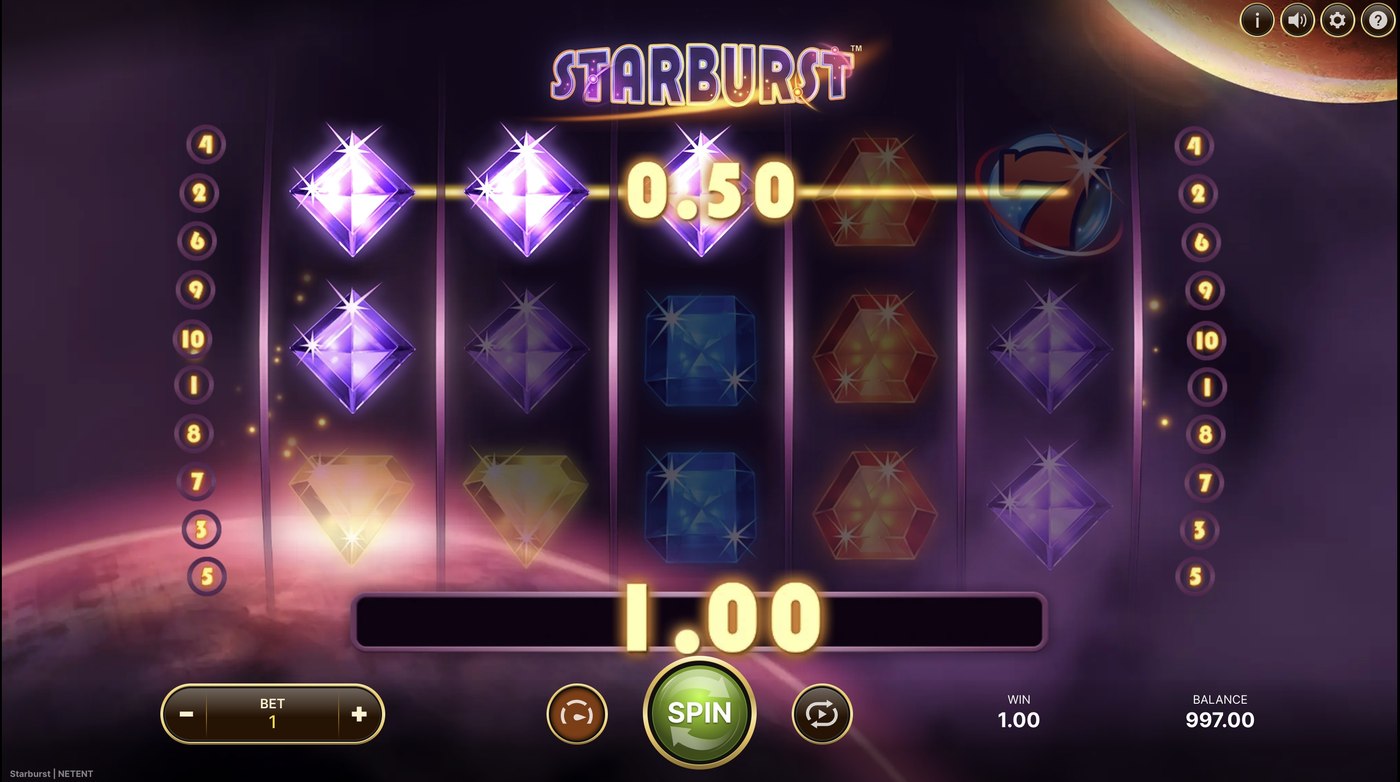 Starburst: image of winning