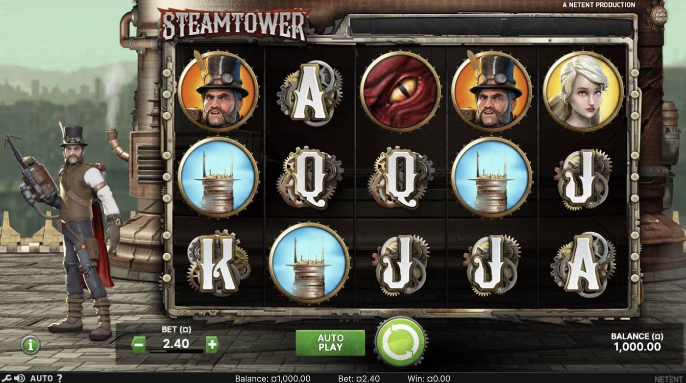 Steam Tower: image of main menu