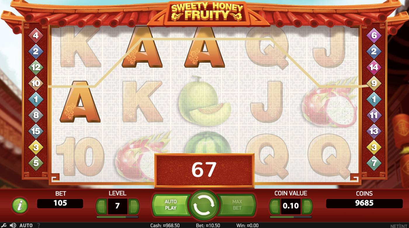 Sweety Honey Fruity: image of winning