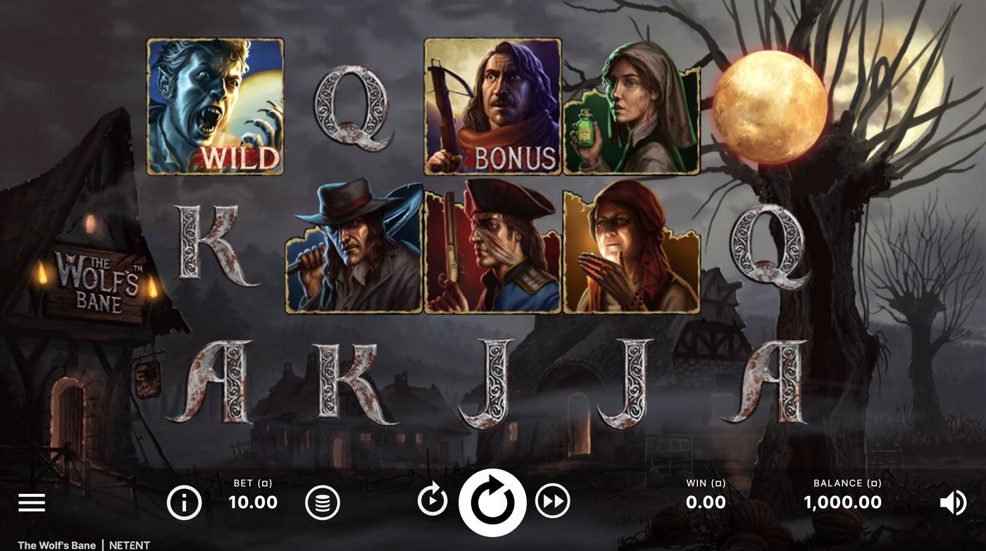 The Wolf's Bane: image of main menu