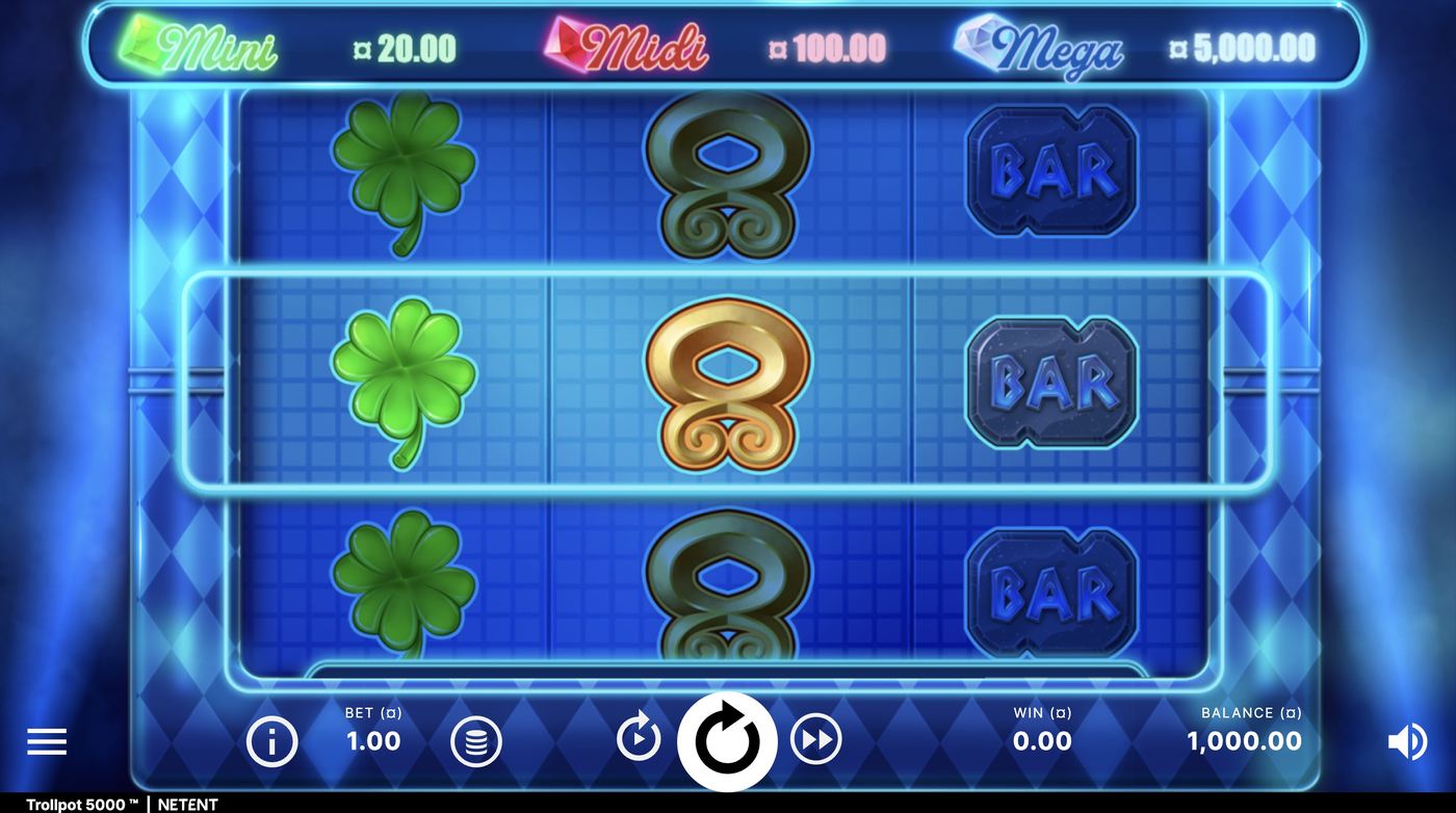 Trollpot 5000: image of main menu