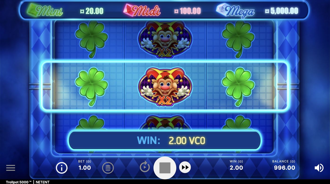 Trollpot 5000: image of winning