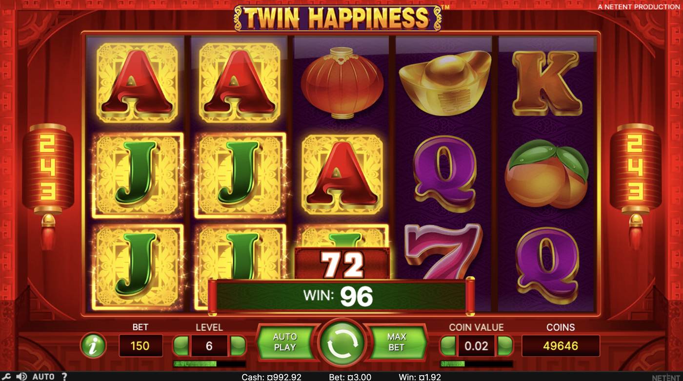 Twin Happiness: image of winning