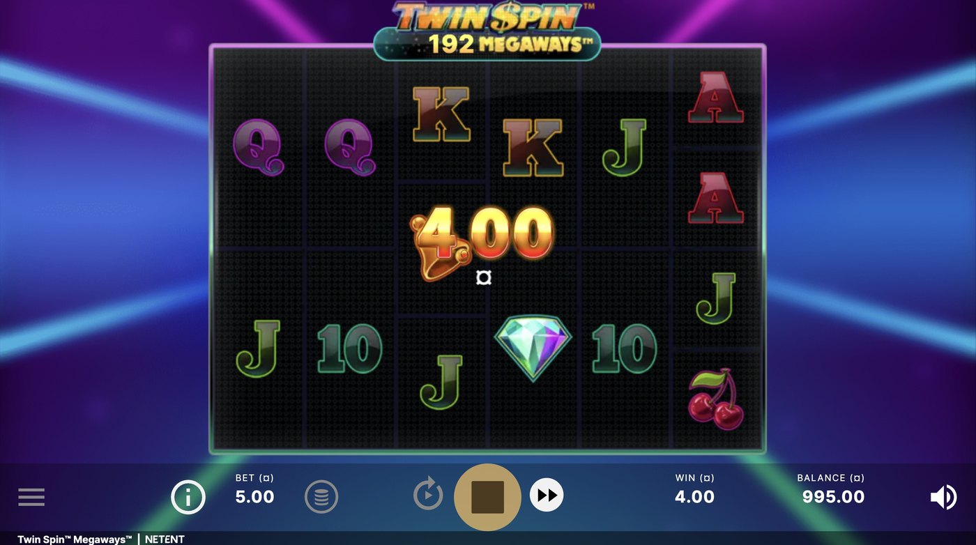 Twin Spin Megaways: image of winning