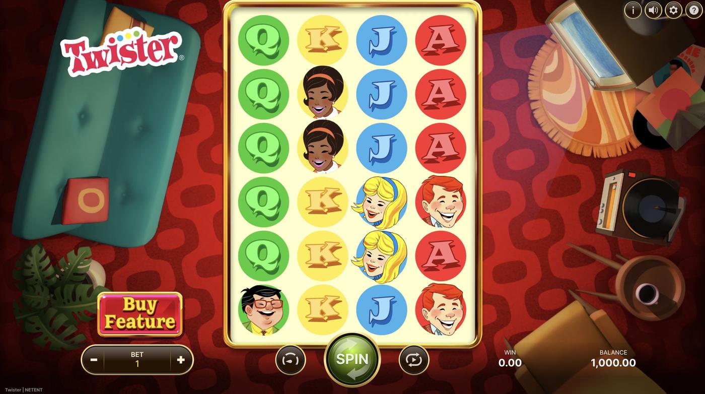 Twister: image of main menu