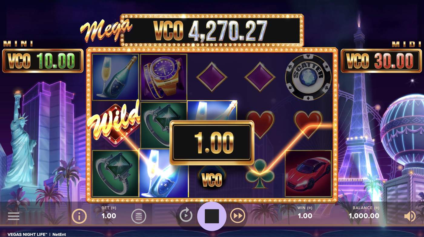 Vegas Night Life: image of winning