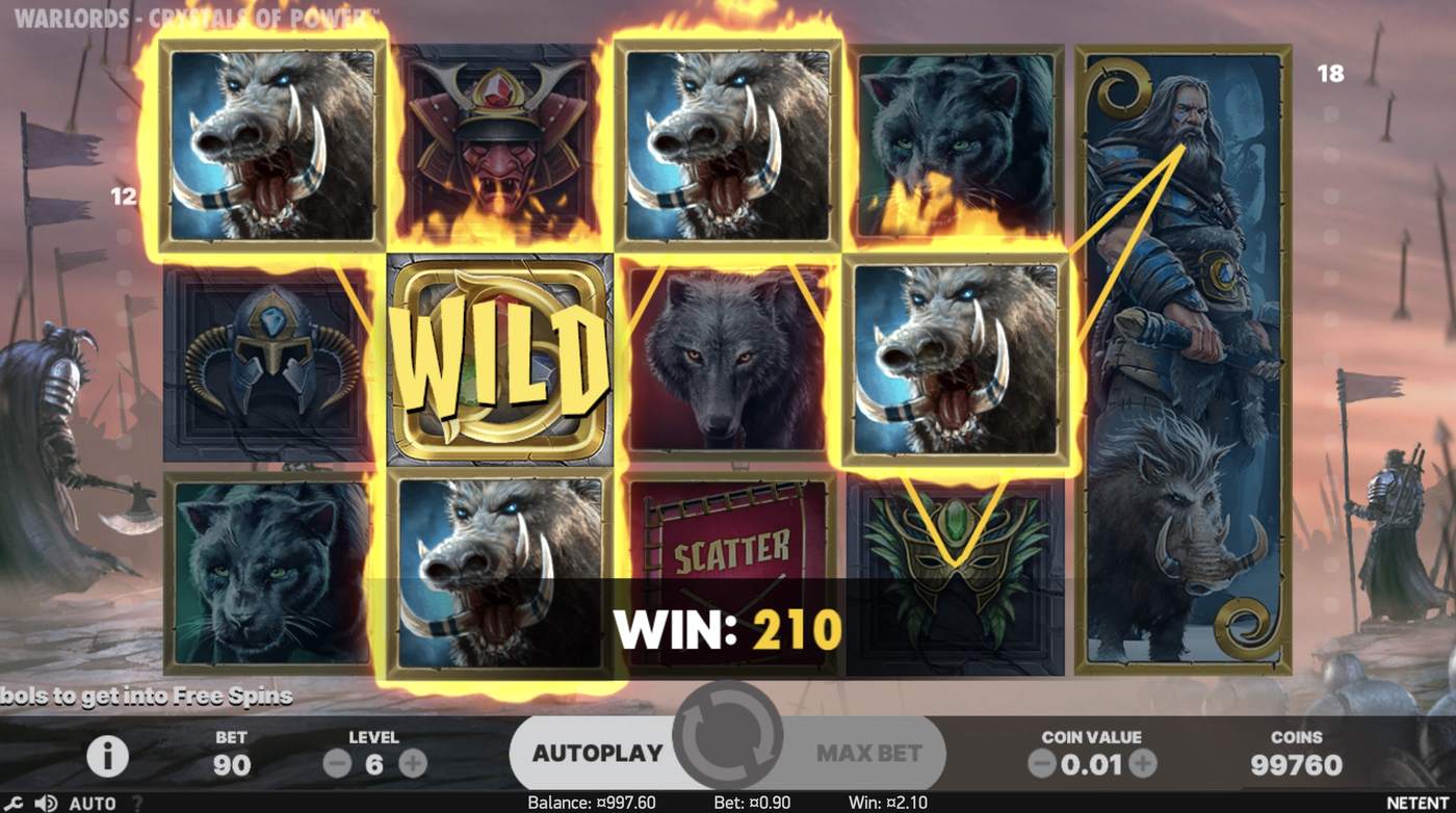 Warlords - Crystals of Power: image of winning
