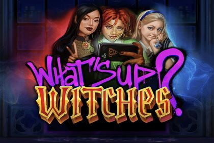 What's Up? Witches Online Slot Logo