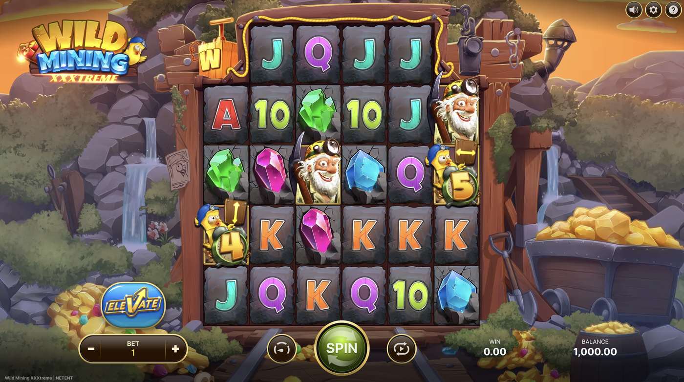 Wild Mining XXXtreme: image of main menu