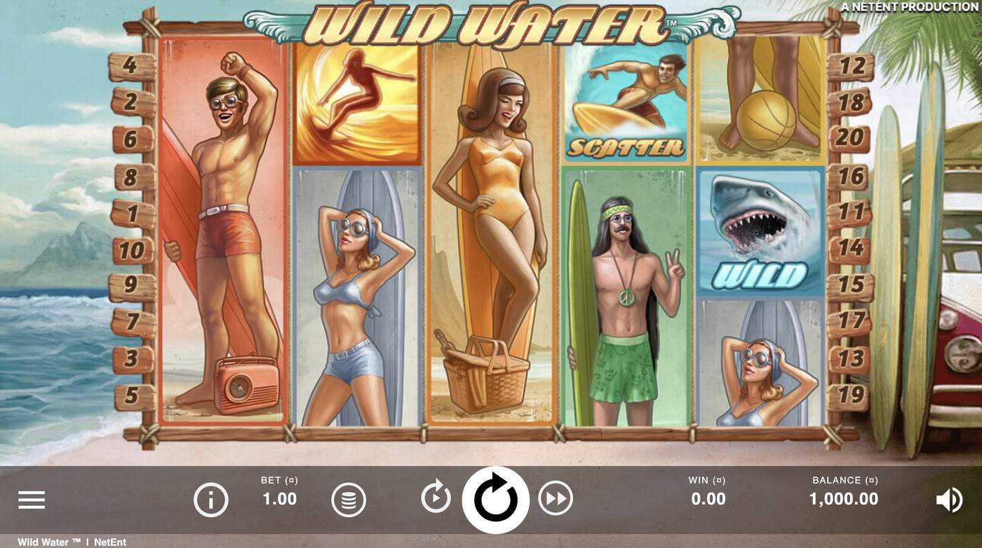 Wild Water: image of main menu