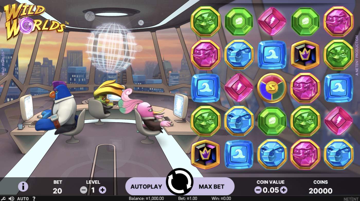 Wild Worlds: image of main menu