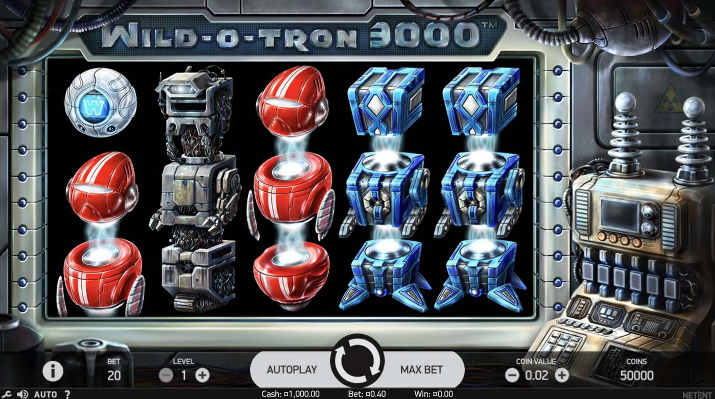 Wild-O-Tron 3000: image of main menu