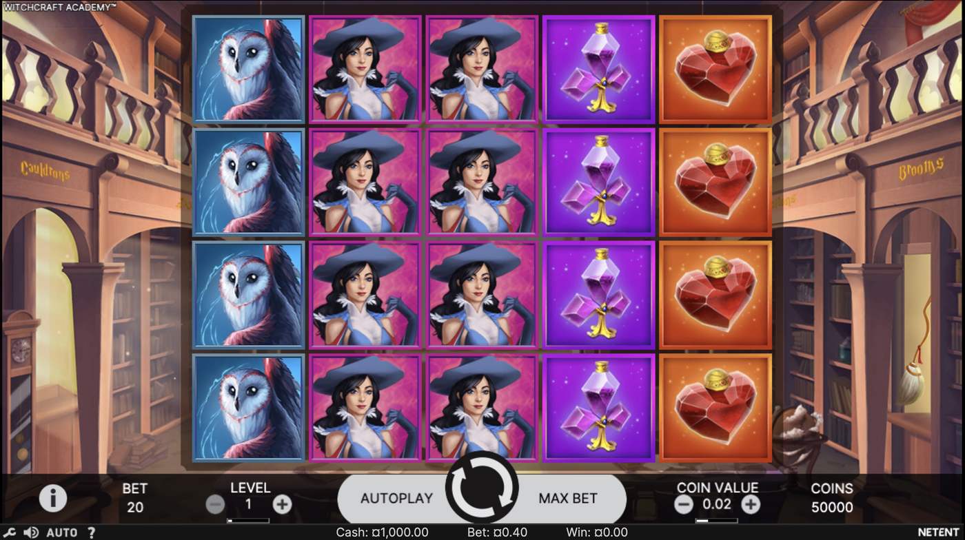 Witchcraft Academy: image of main menu