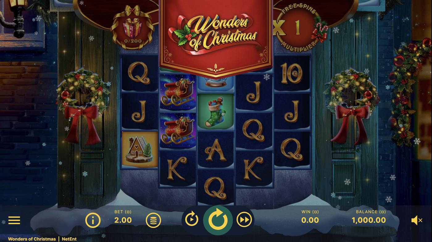 Wonders of Christmas: image of main menu