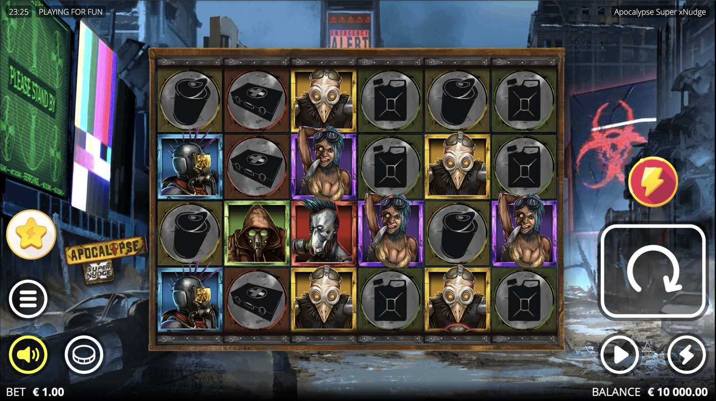 Apocalypse Super xNudge: image of main menu
