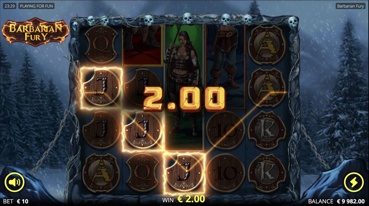Barbarian Fury: image of winning