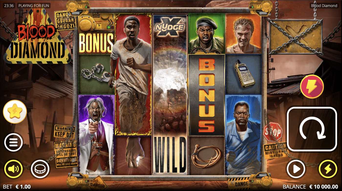 Blood Diamond: image of main menu