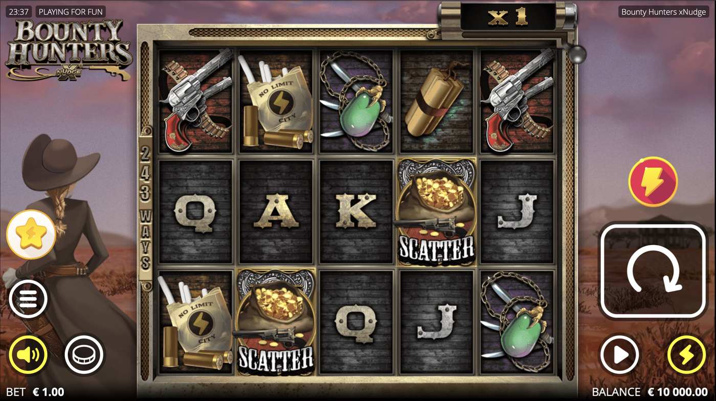 Bounty Hunters: image of main menu
