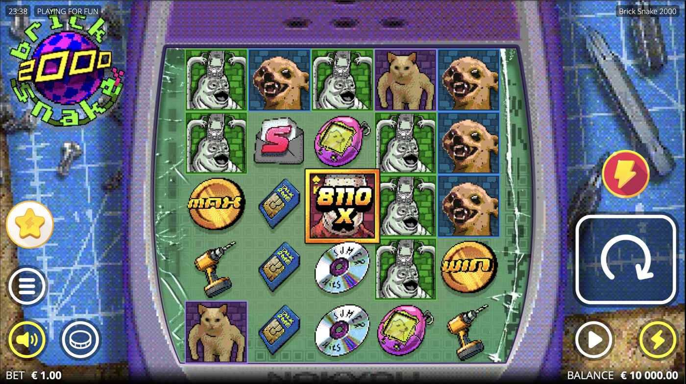 Brick Snake 2000: image of main menu