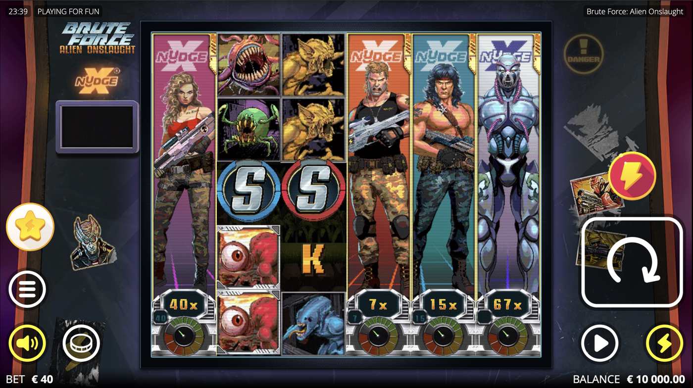 Brute Force: Alien Onslaught: image of main menu