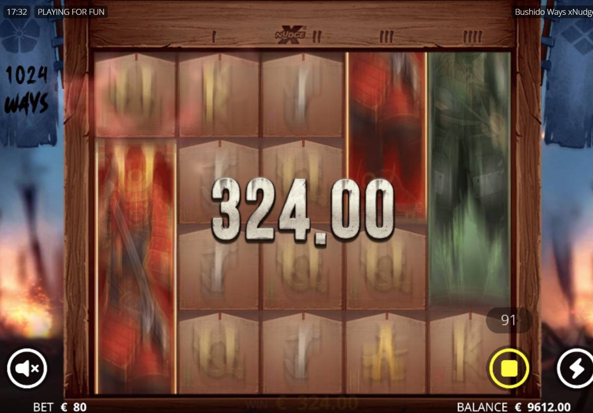 Bushido Ways xNudge: image of winning