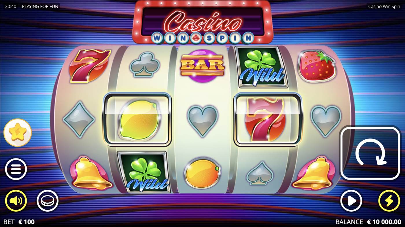 Casino Win Spin: image of main menu
