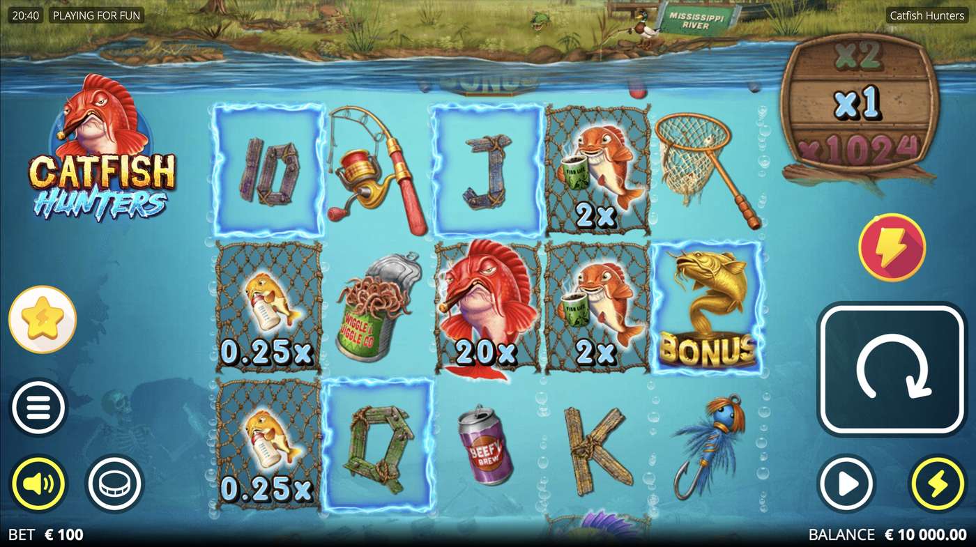 Catfish Hunters: image of main menu