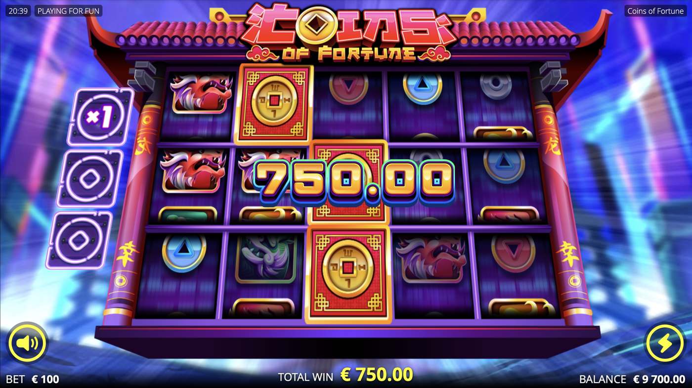 Coins of Fortune: image of winning