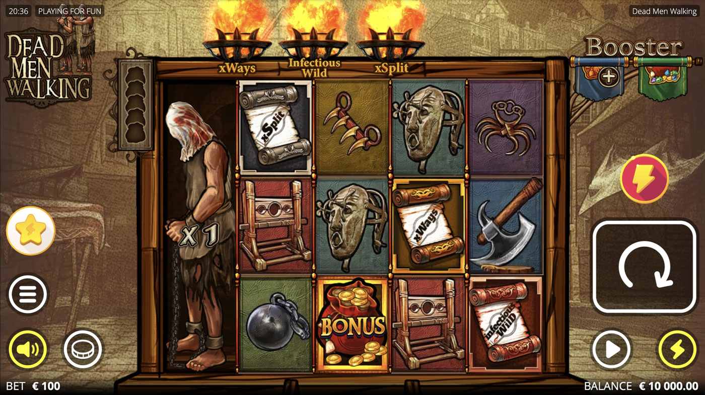 Dead Men Walking: image of main menu