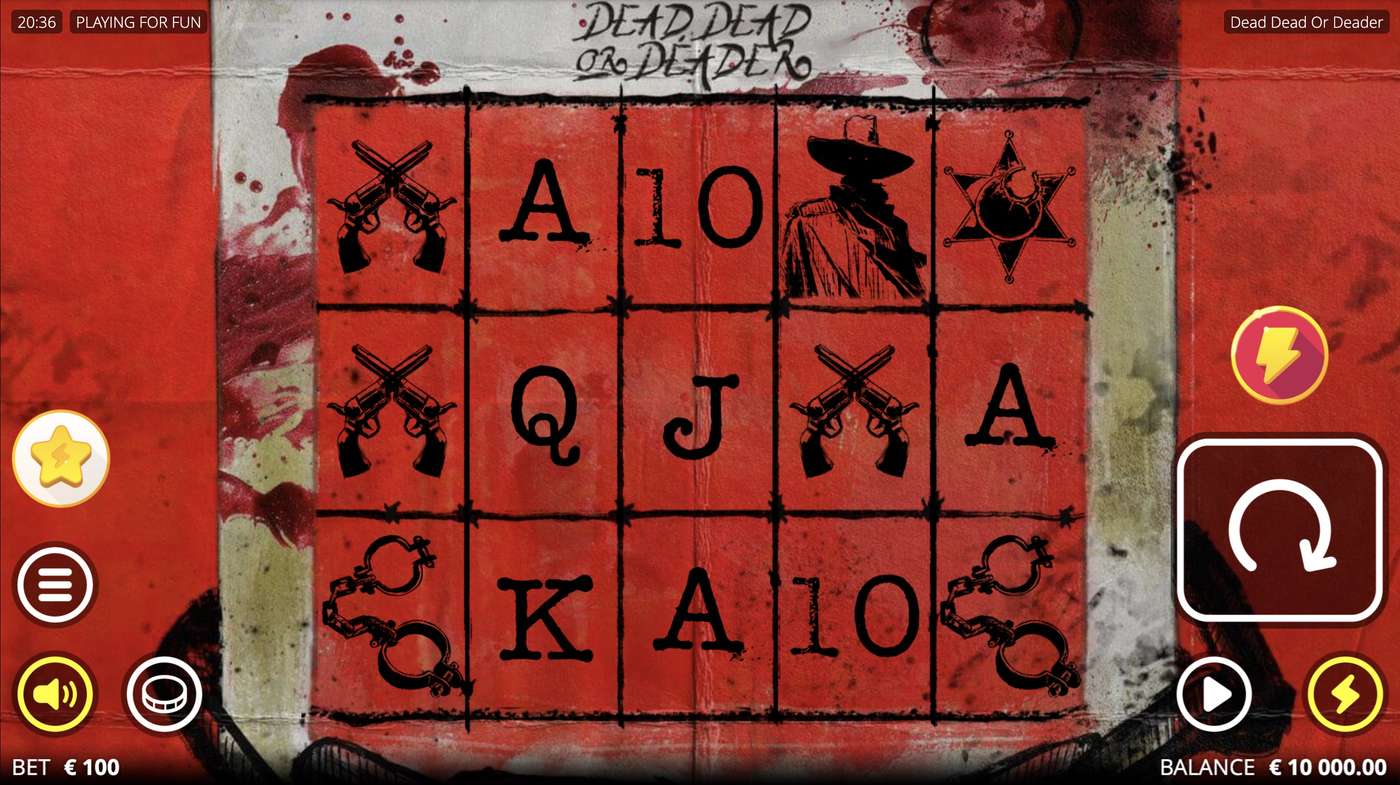 Dead, Dead Or Deader: image of main menu